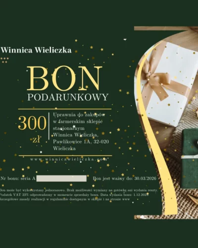 Bon podarunkowy 300zł