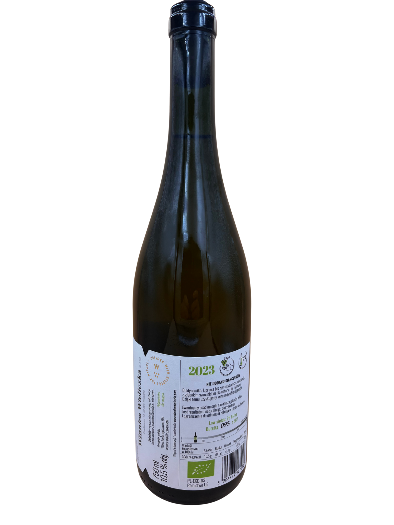 Jantar 2023 Wino ekologiczne 750ml - obrazek 3